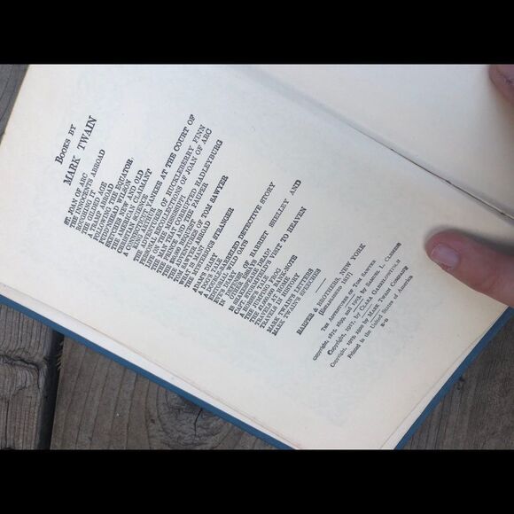 Vintage 1920s Tom Sawyer Hardcover Book By Mark Twain - Picture 15 of 16
